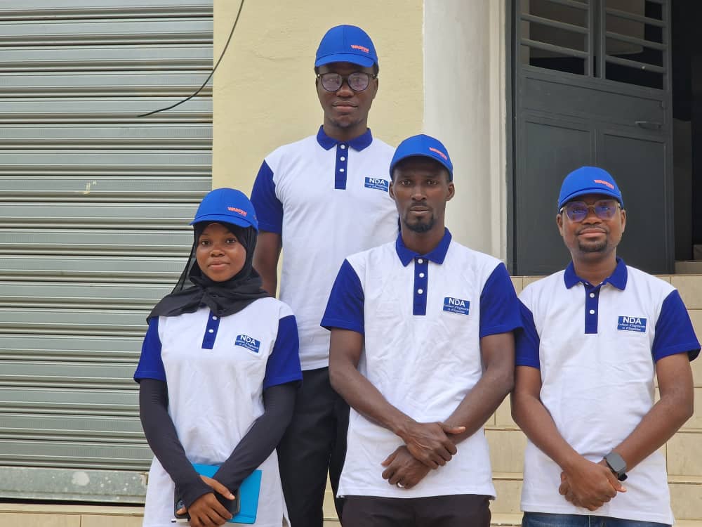 Photo d'inspection de site par l'équipe