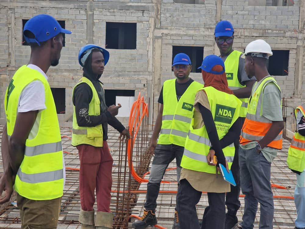 Photo de travaux VRD sur le terrain