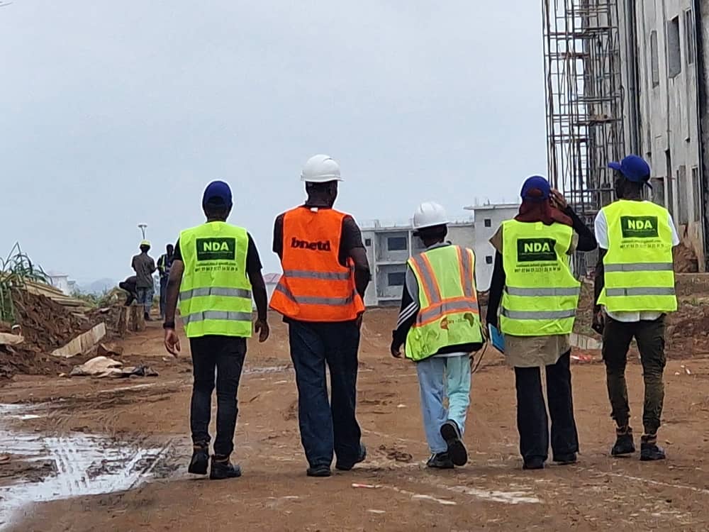 Photo de travaux VRD sur le terrain